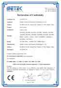 CE certificate for Power mixer