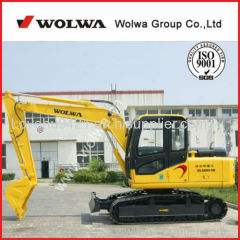 10ton mini excavator wheel excavator for garden