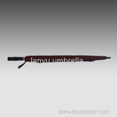 Straight golf umbrellas fiber frame and shaft auto-open double layer/unique design fast delivery