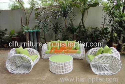 Aluminum Rattan Chairs and Table Sets