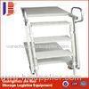 Multifunctional 4 step steel Truck Step Ladder for warehouse / workshops