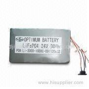 Electric Bike Lithium Batteries, 24V Voltage, 30mAh Capacity