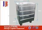 silver roller metal 5 Drawer Lockable Storage Tool Cabinet 930*572*900mm