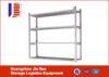 Steel Light Duty Racking System Slotted angle shelving with wooden / laminated board