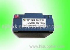 LiFePO4 Battery Deep cycle life 12V 18AH