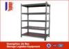 Lightweight Metal Garage Storage Shelving Systems Slotted Angle Steel Shelving