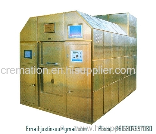 performance human cremation equipment china crematory unit crematorium incinerator cremate