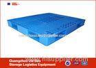custom Double Side Heavy Duty Plastic Pallets blue For Warehouse European style