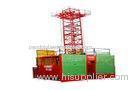 1000 kg Building Site Hoist SS100 / 100 With Typical Steel Rope Length 150 m