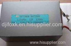 12V 120AH UPS LiFePo4 battery pack for solar and wind turbines