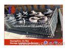 Supermarket Galvanized Rolling Warehouse Metal Mesh Cage With Wheels