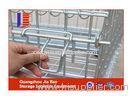 Industrial Collapsible Stackable Steel Storage Cages For Supermarket