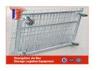 Foldable Roller 1000L Wire Container Storage Cages For Convenience Store
