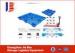 Warehouse HDPE Industrial Plastic Pallets Double Faced Pallet With 4 - Ways
