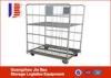 folding shopping anti - static Steel Logistics Trolley Warehouse Cart