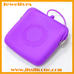 Fashion Ladies Colorful Rubber Silicone Handbags