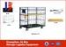 Galvanized Handling Push Custom Steel Logistics Trolley With Four Wheel