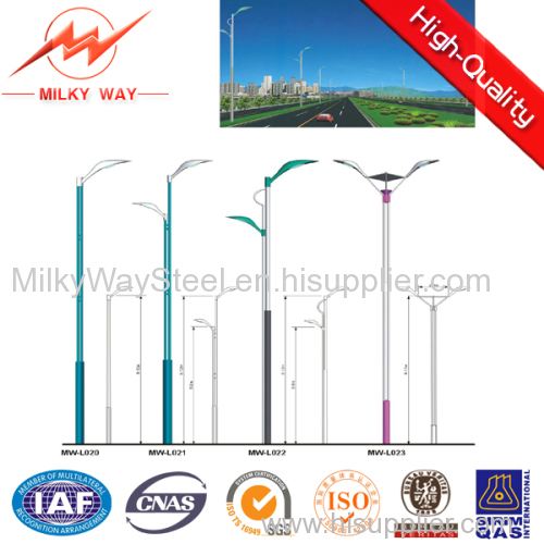 stadium galvanized lighting poles