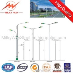 12m round street light pole