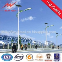 OEM Customize Hot Dip Galvanized Street Light Pole Specifications