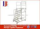 Removeable Steel Platform Truck Step Ladder For Order Picker , Capacity 500kg