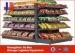 Gongola Advertising Cold Rolled Sheet Convenience Store Display Racks / Shelves