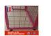 Red Adjustable Store / Supermarket Display Racks Free Standing Wire Display Racks