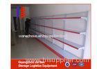 Promotion 4 Tier Supermarket Display Racks , Single Side Commercial Shelving