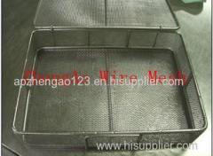 Medical equipment cleaning basket, parts clean basket, stainless steel cleaning baskets