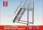 4 Step Metal Steel Climbing Collapsible Step Ladder For Supermarket