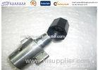 DIY Plastic Injection Molding Plastics Round Black ABS Cap With Manual Unscrewing