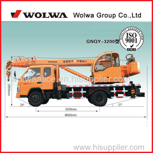low price Chinese hydraulic crane 8 ton