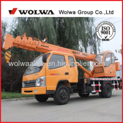 wheel moving type 8 ton crane