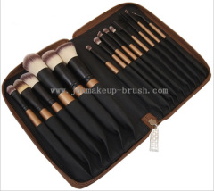 15pcs portable and professional high quality cosmetic brush set