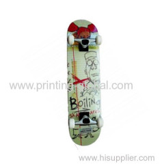 2014 new good wear-resistance heat transfer film design for skateboard