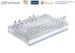 CD / DVD spring loaded shelves pushers , Plastic Shelf Display injection molding tooling