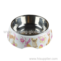 Eco-friendly heat transfer film for stainless steel pet bowl