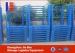 Blue Corrosion Protection Warehouse Stacking Systems With 4 Wheels