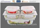 Kitchenware Large Or Small Airtight Borosilicate Glass Food Containers With Lids for storage