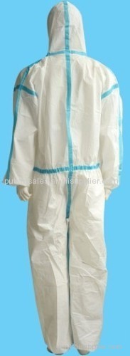 disposable taped seams coveralls, disposable bound seams coveralls, disposable non woven coveralls, disposable coveralls