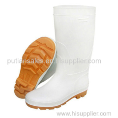 Safety waterproof rain boots