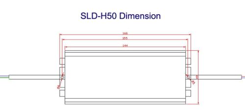 Waterproof 50W Constant Current LED Driver  