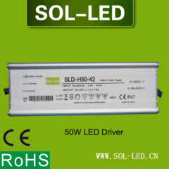 Waterproof 50W Constant Current LED Driver