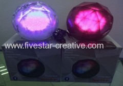 Crystals Magic Fantasy Discoloration Color Ball Wireless Bluetooth Speaker with Remote Control