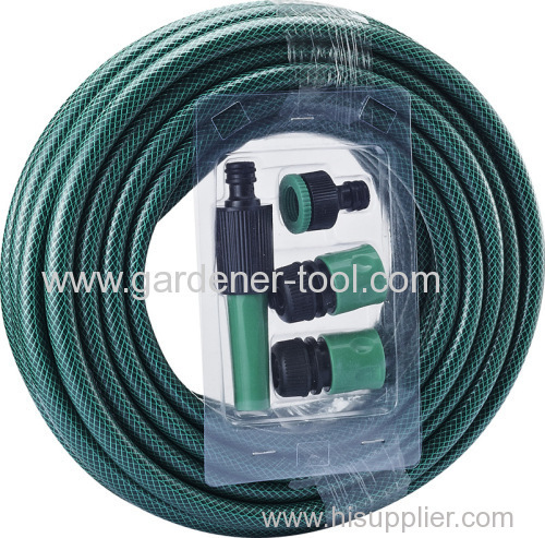 PVC Water Hose Pipe With Spray Gun Set