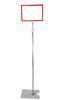 free standing poster holder retail sign holders