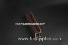 Door Sash PVC Window Profiles / Sliding Profile Brown Impact Resistance