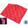 Soft Polyester printed silk scarves , striped or chiffon hair scarves shawls