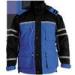 personalised unisex security workwear coat blue with Removable pad