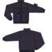 mens Black gabardine Winter Work Jackets uniform with metal zipper
